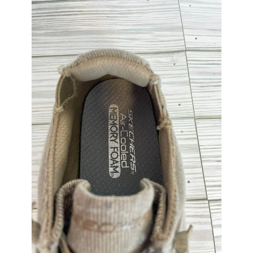 Skechers Brown slip on sneaker air-cooled memory foam Size 4 - Picture 14 of 16